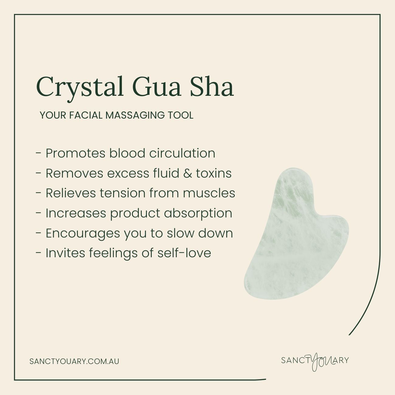 Crystal Gua Sha