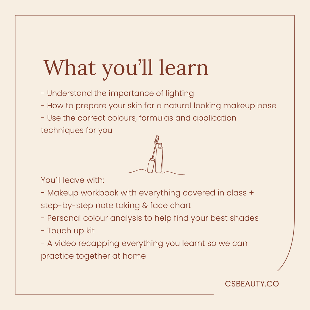 Toowoomba Makeup Masterclass - 19 December @ 9am - 12:30pm
