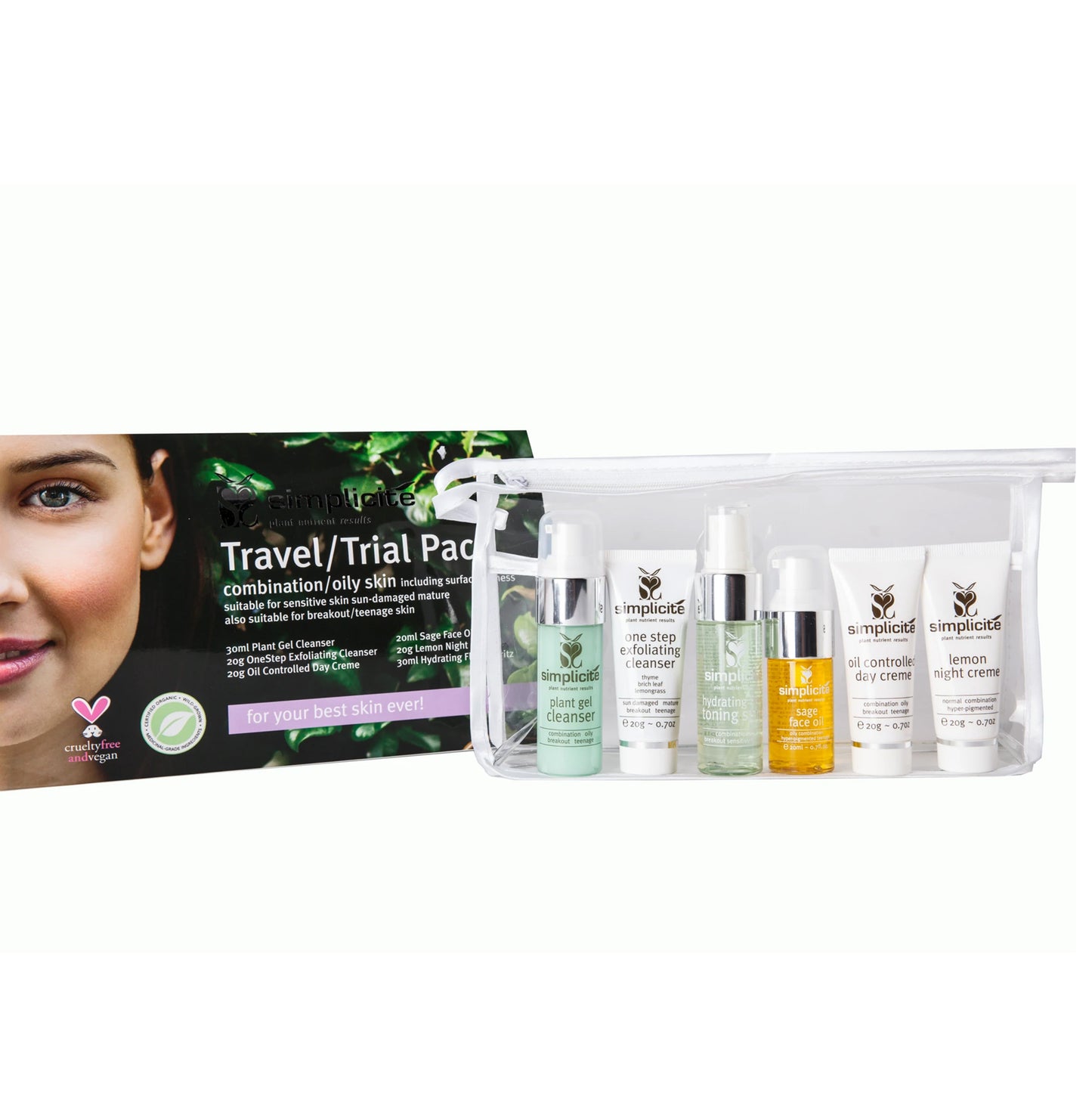Simplicité Travel Trial Pack Combination/Oily