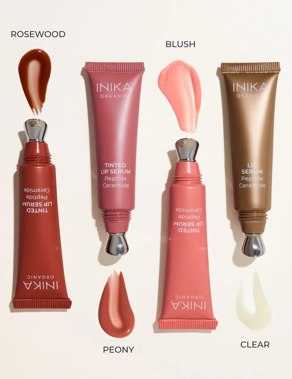 INIKA Organic Tinted Lip Serum - Peptide + Ceramide